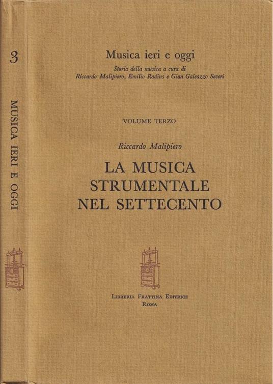La musica strumentale nel Settecento - Riccardo Malipiero - copertina
