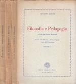 Filosofia e pedagogia vol I,II,III
