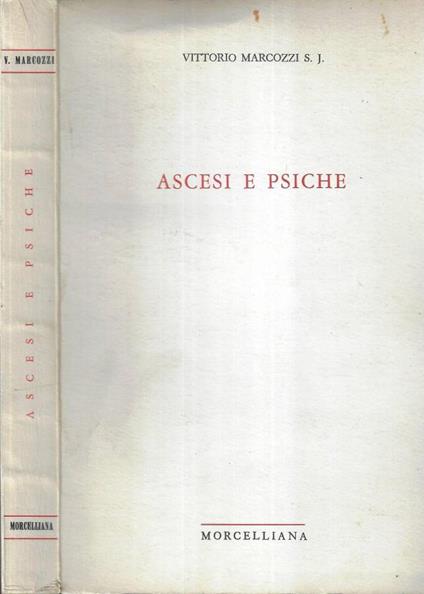 Ascesi e psiche - Vittorio Marcozzi - copertina