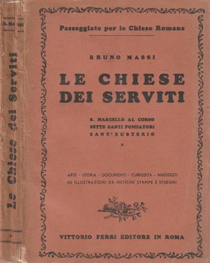 Le Chiese dei Serviti - Bruno Massi - copertina