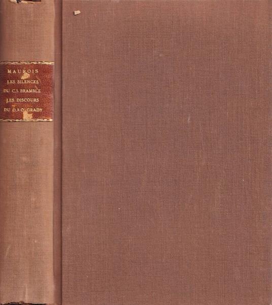 Les silences du Colonel Bramble - André Maurois - copertina