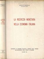 La ricchezza monetaria nella economia italiana