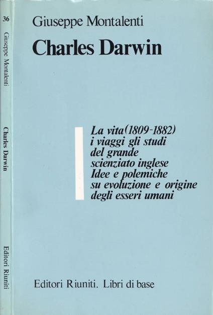 Charles Darwin - Giuseppe Montalenti - copertina