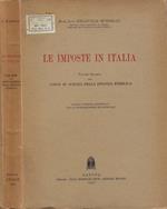 Le Imposte in Italia (Volume Secondo del Corso di Scienza della Finanza Pubblica)