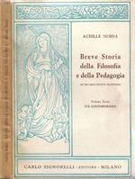 Breve Storia della Filosofia e della Pedagogia (ad uso degli Istituti Magistrali). Vol. III: Età Contemporanea