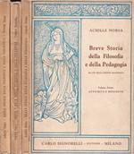 Breve storia della filosofia e della pedagogia, vol. I, II, III