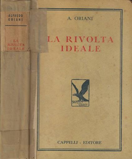 La rivolta ideale - Alfredo Oriani - copertina