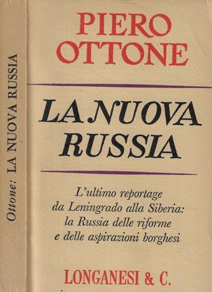 La nuova Russia - Piero Ottone - copertina