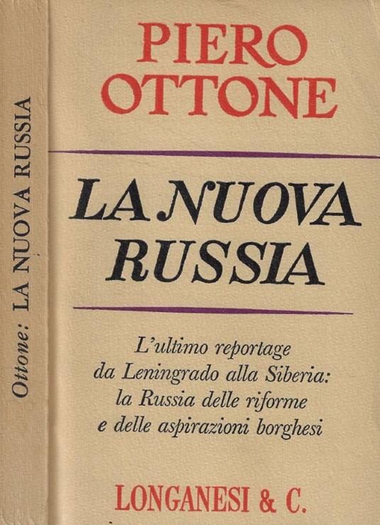 La nuova Russia - Piero Ottone - copertina