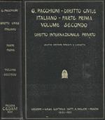Diritto civile italiano. Parte prima: Le preleggi. Volume II: Diritto internazionale privato (Artt. 6-12 disp. Prel. Cod. civ.)