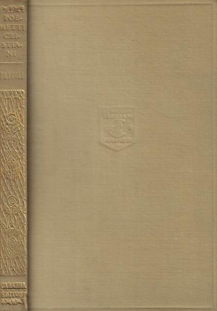 Poemetti cristiani - Giovanni Pascoli - copertina