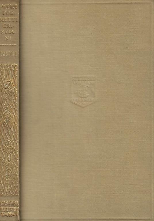 Poemetti cristiani - Giovanni Pascoli - copertina