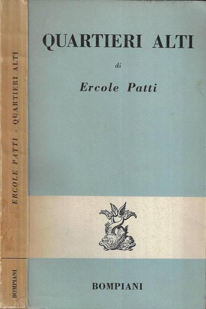 Quartieri alti - Ercole Patti - copertina