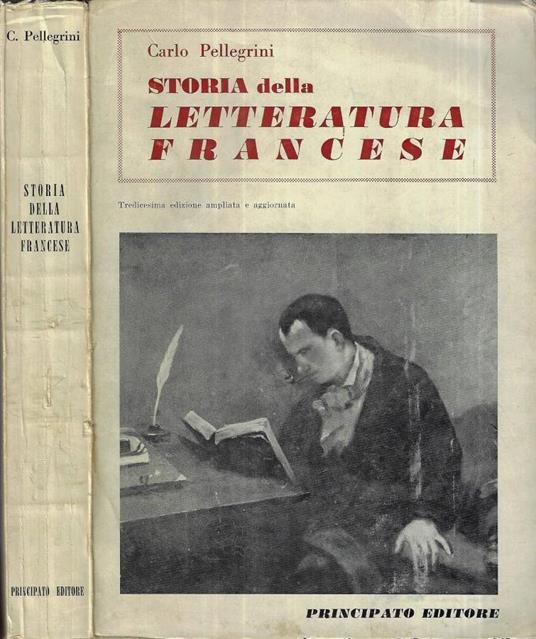 Storia della letteratura francese - Carlo Pellegrini - copertina