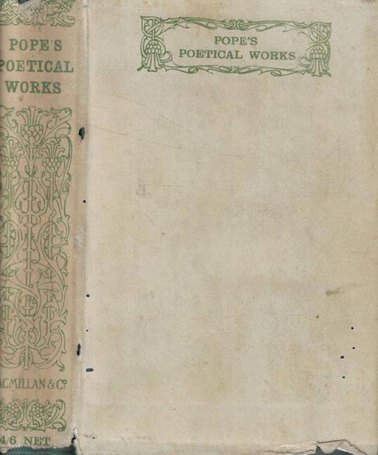 The Poetical Works - Alexander Pope - copertina