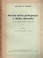 Storia della pedagogia e della filosofia a uso degli istituti magistrali. Volume II: Dall'Umanesimo a Kant