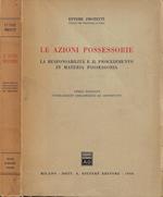 Le Azioni Possessorie