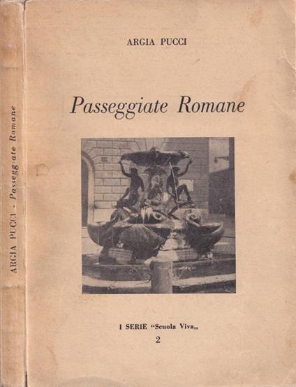 Passeggiate romane - Argia Pucci - copertina
