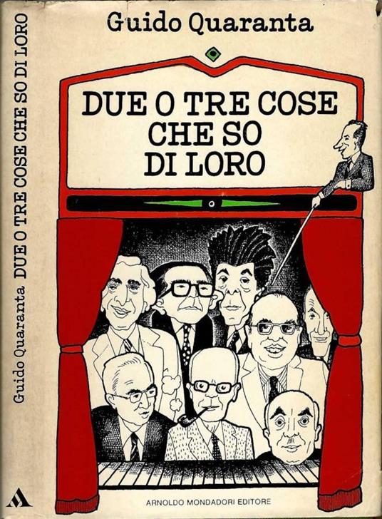 Due o tre cose che so di loro - Guido Quaranta - copertina