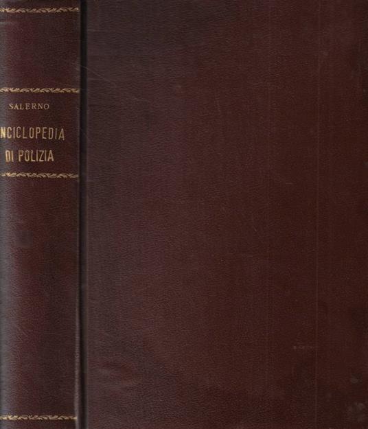 Enciclopedia di polizia - Luigi Salerno - copertina