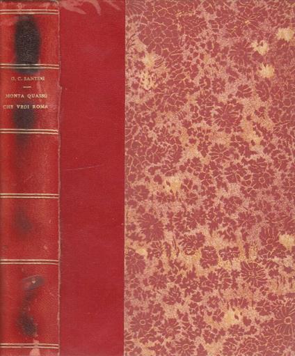 Monta quassù che vedi Roma - Giulio Cesare Santini - copertina