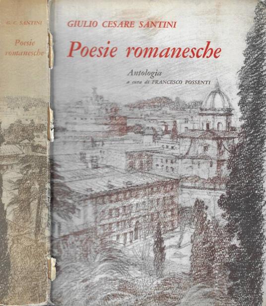 Poesie romanesche - Giulio Cesare Santini - copertina