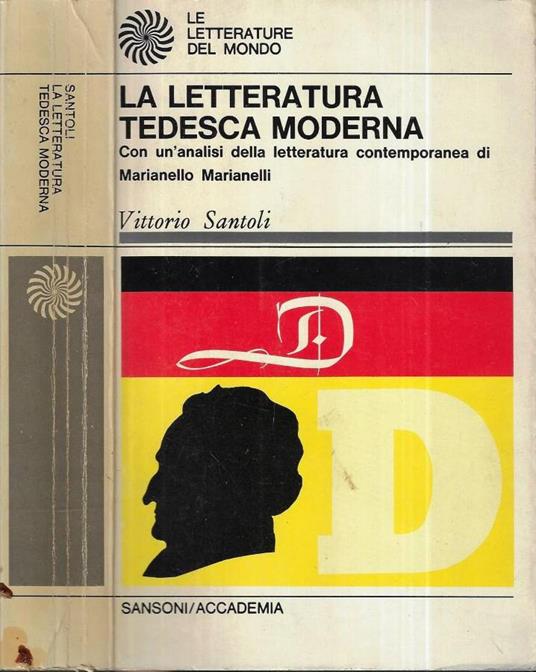 La letteratura tedesca moderna - Vittorio Santoli - copertina