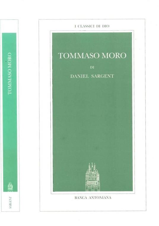 Tommaso Moro - Daniel Sargent - copertina