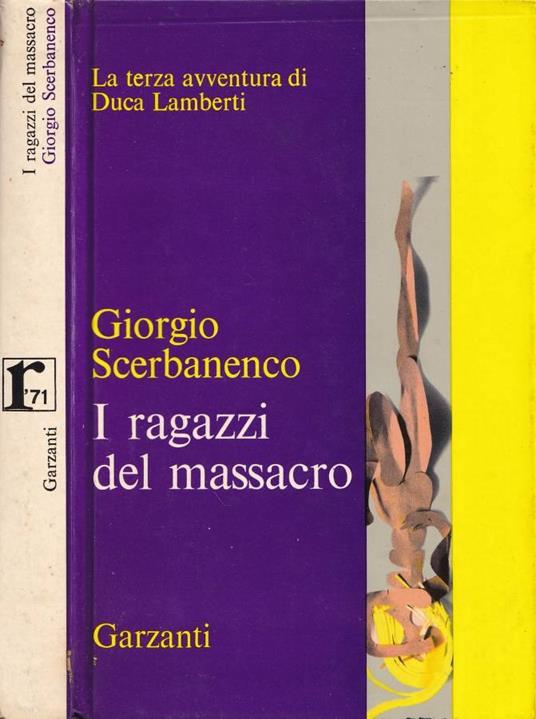 I ragazzi del massacro - Giorgio Scerbanenco - copertina