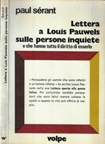 Lettera a Louis Pauwels sulle persone inquiete