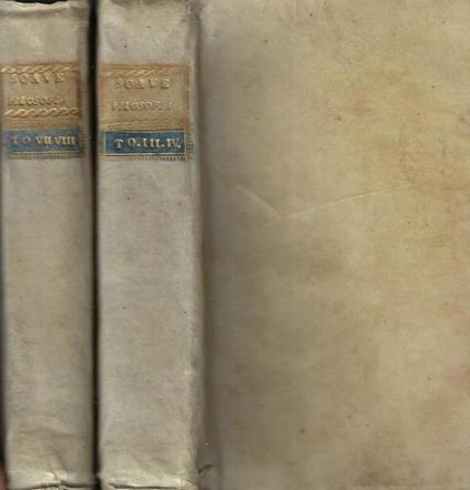 Filosofia Vol. III - IV e VII - VIII - Francesco Soave - copertina