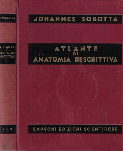 Atlante di Anatomia descrittiva dell'uomo I - Johannes Sobotta - copertina