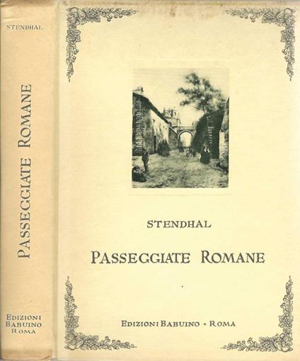 Passeggiate romane - Stendhal - copertina