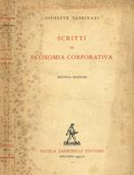 Scritti di economia corporativa
