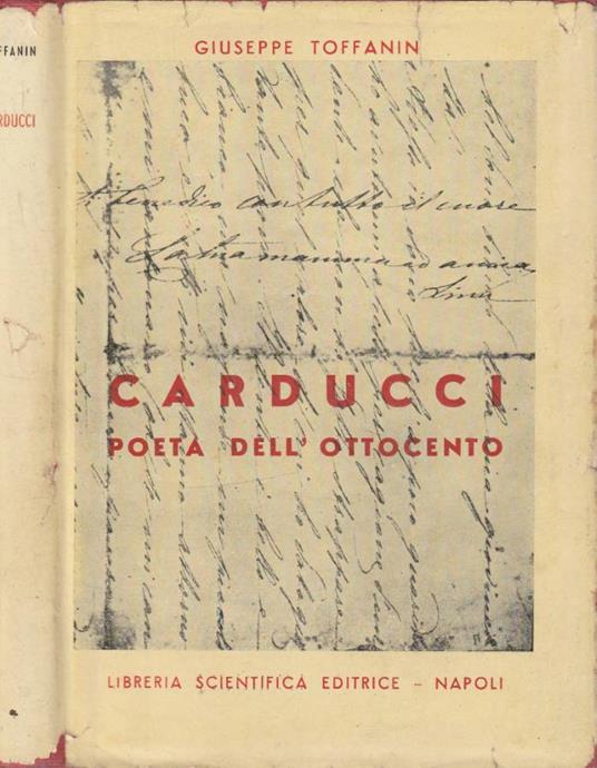Carducci - Giuseppe Toffanin - copertina