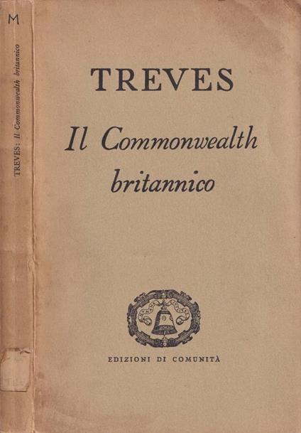 Il Commonwealth britannico - Giuseppino Treves - copertina