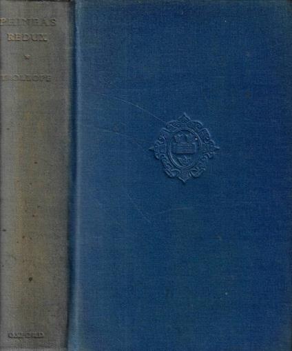Phineas Redux - Anthony Trollope - copertina