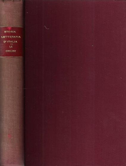 Le origini - Antonio Viscardi - copertina