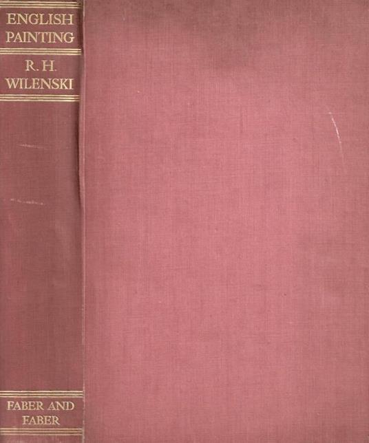 English Painting - R. H. Wilenski - copertina