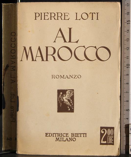 Al Marocco - Pierre Loti - copertina