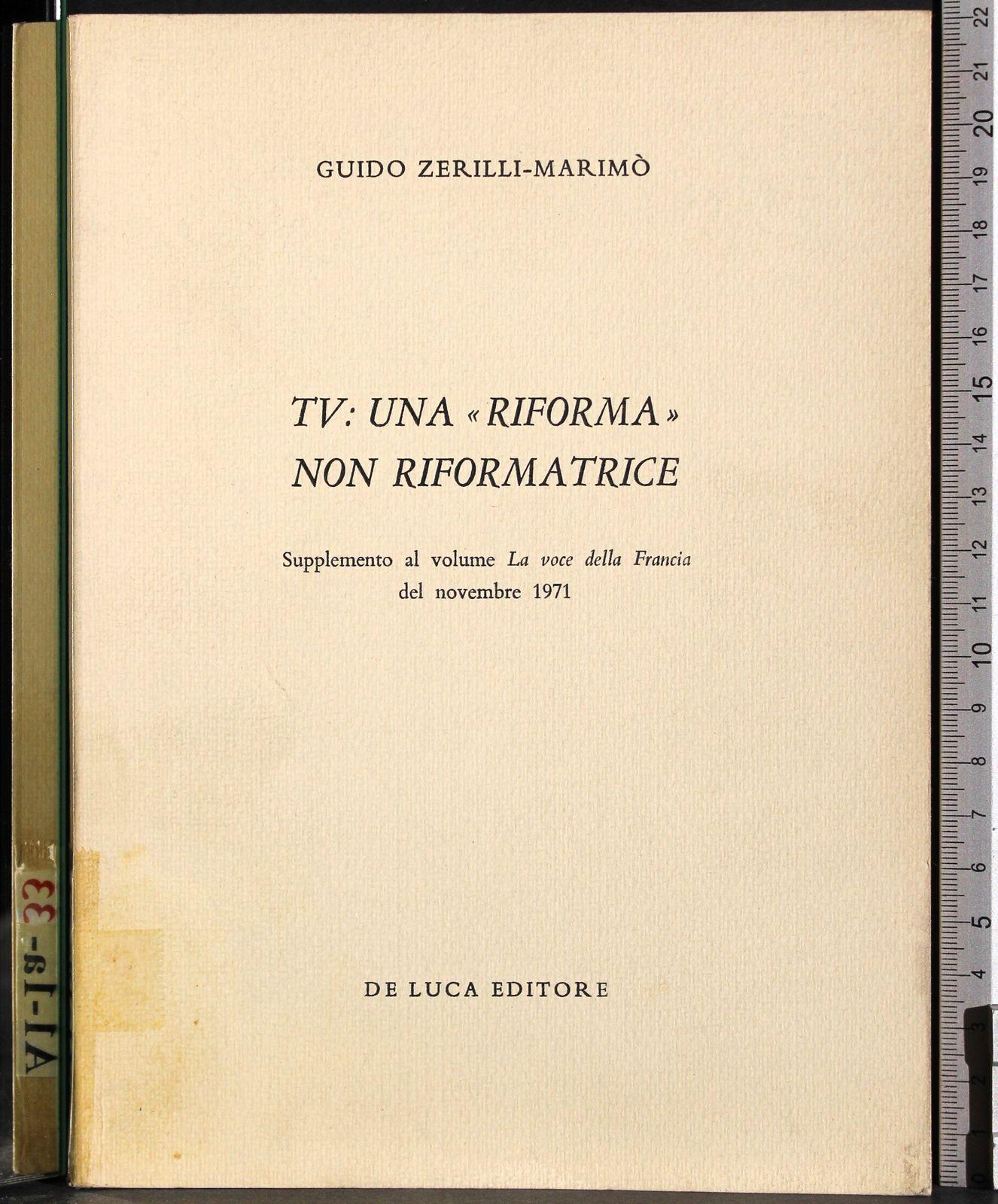 TV: Una 'riforma' non riformatrice