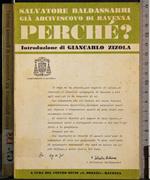 Salvatore Baldassarri già arcivescovo di Ravenna perché?