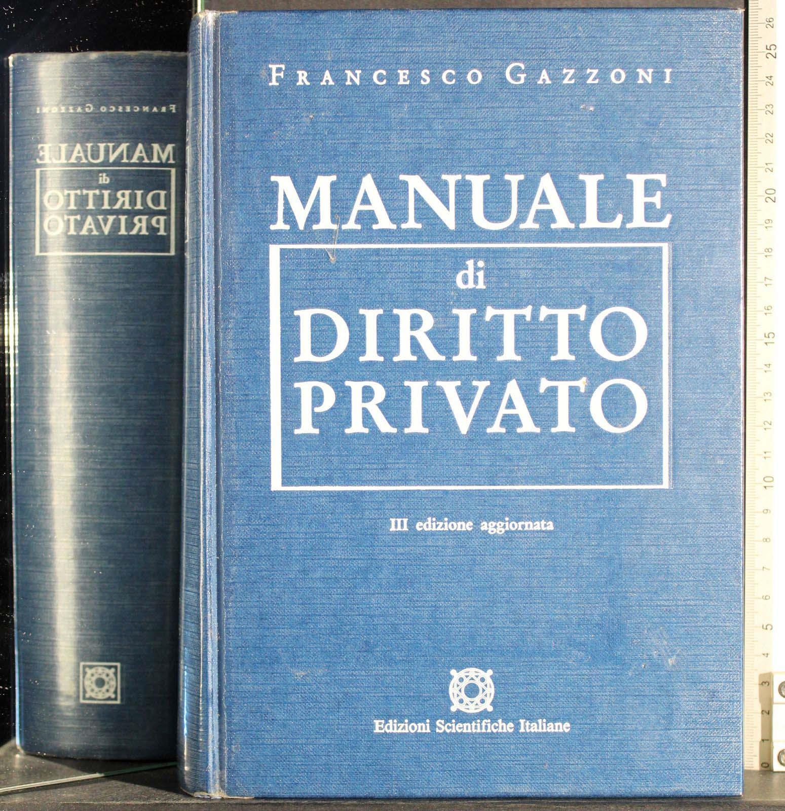 Manuale di diritto privato