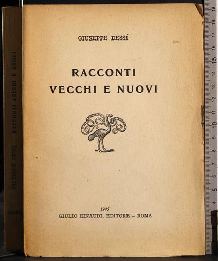 Racconti vecchie e nuovi - Giuseppe Dessí - copertina