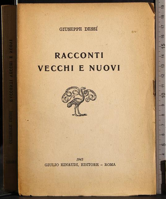 Racconti vecchie e nuovi - Giuseppe Dessí - copertina