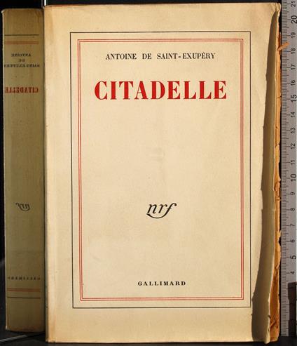 Citadelle - Antoine de Saint-Exupéry - copertina