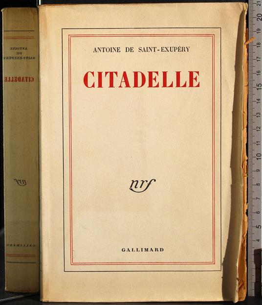 Citadelle - Antoine de Saint-Exupéry - copertina