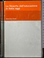 filosofia dell'educazione in Italia oggi