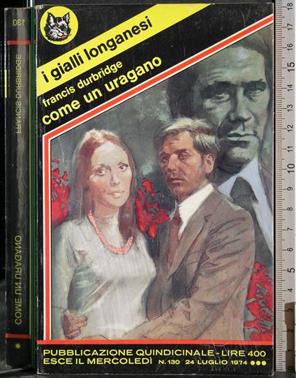 Come un'uragano - Francis Durbridge - copertina