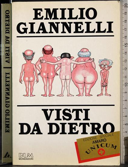 Visti da dietro - Emilio Giannelli - copertina